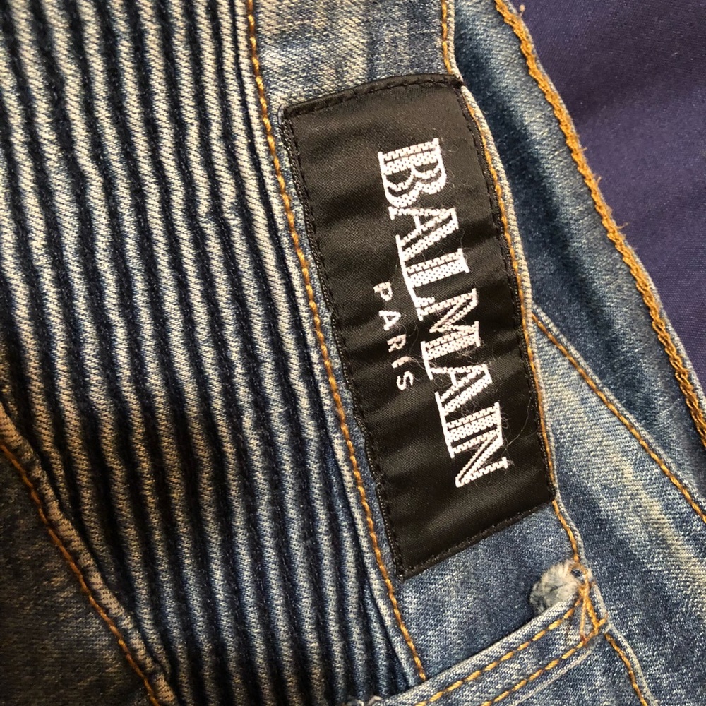 Balmain indigo Jeans